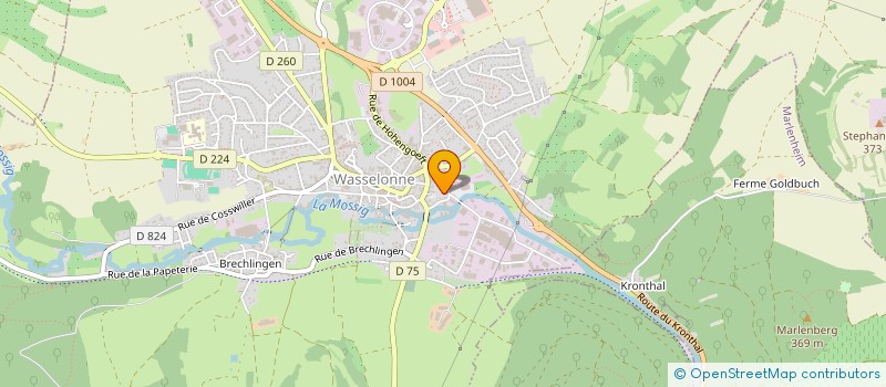 localisation de l'entreprise D.O.CONCEPT'  WASSELONNE