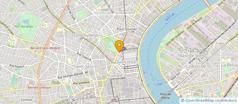 localisation de l'entreprise D. O'DRISCOLL  BORDEAUX