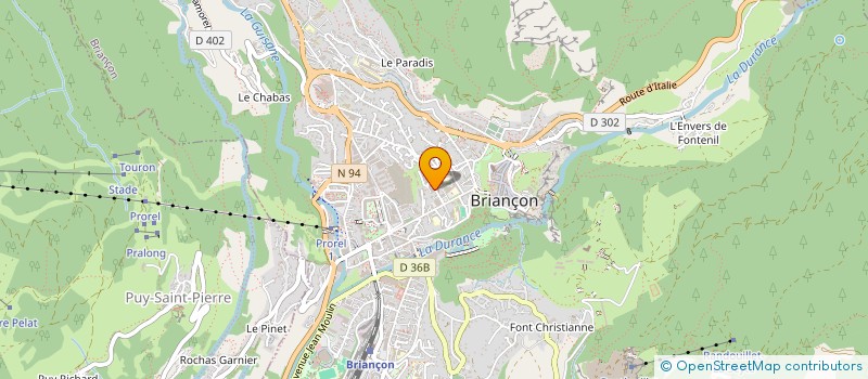 localisation de l'entreprise D.O. INVESTISSEMENT à BRIANCON