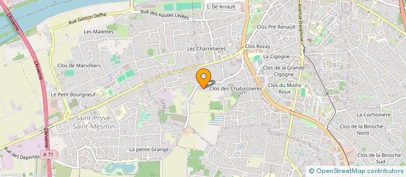 localisation de l'entreprise D.O.J à ORLEANS