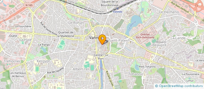 localisation de l'entreprise D.O. JUBIN à VANNES