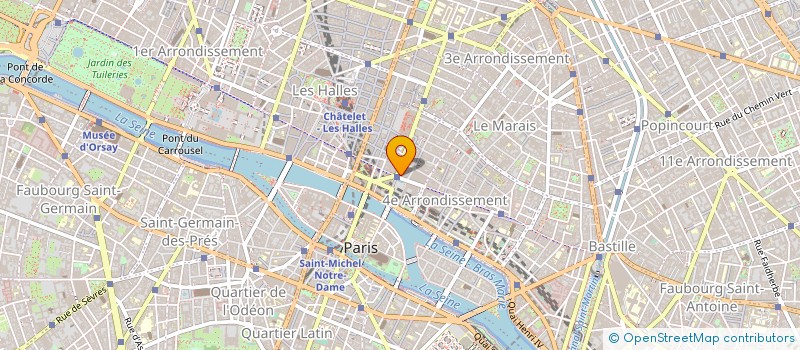 localisation de l'entreprise D O M à PARIS