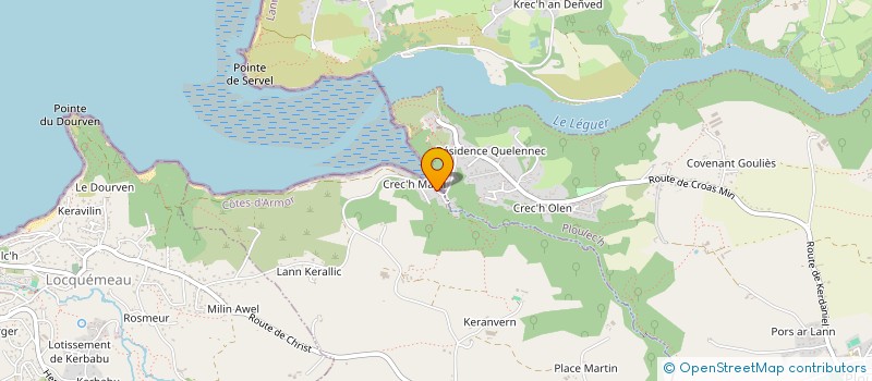 localisation de l'entreprise D.O.M.N. LE DISEZ  PLOUMILLIAU