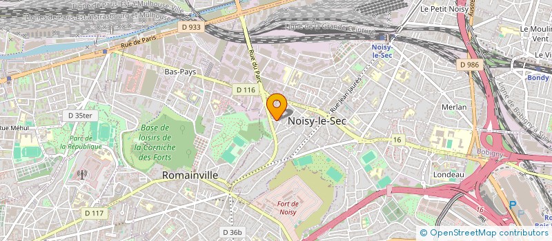 localisation de l'entreprise D&O PARTNER à NOISY-LE-SEC