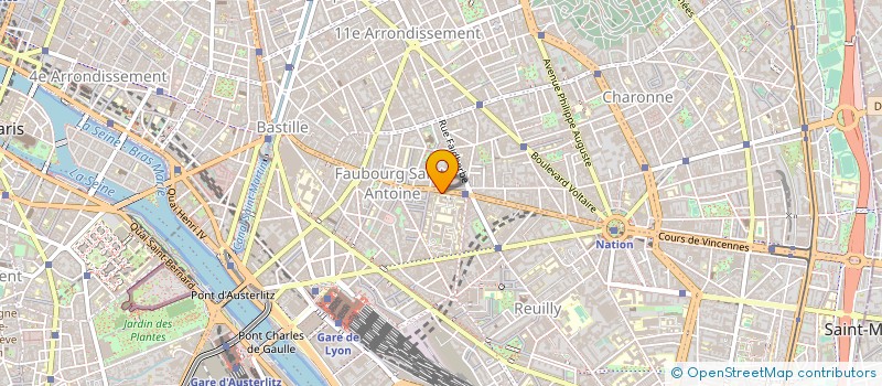 localisation de l'entreprise D.O.Q  PARIS 12