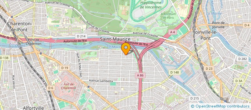 localisation de l'entreprise D.O.R.R. IMMO  MAISONS-ALFORT