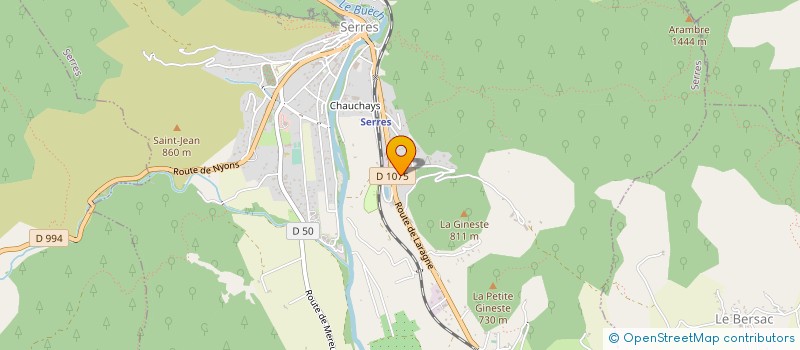 localisation de l'entreprise D.O. RCING  SERRES