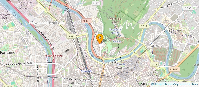 localisation de l'entreprise D.O.S.A. à GRENOBLE