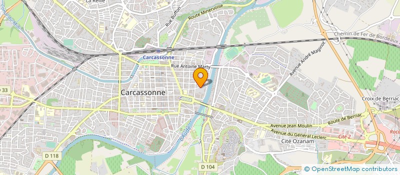 localisation de l'entreprise D. O. & T. ADVISORY  CARCASSONNE