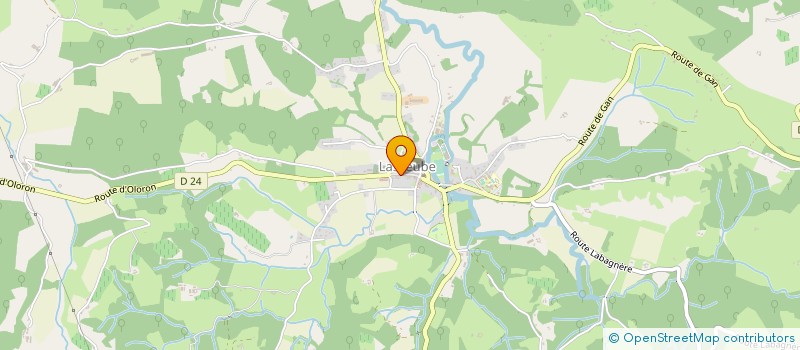 localisation de l'entreprise D'OC CHARPENTE  LASSEUBE