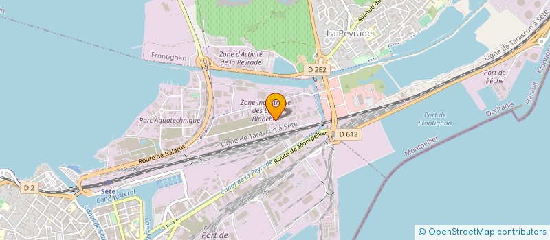 localisation de l'entreprise D OC HABILLAGE à SETE