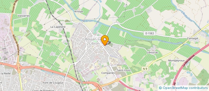 localisation de l'entreprise D'OC UTILITAIRES  BOUJAN-SUR-LIBRON