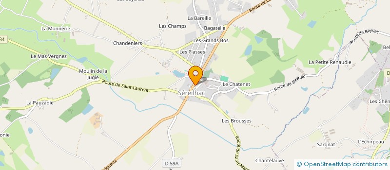 localisation de l'entreprise D'OCCITANIE à SEREILHAC
