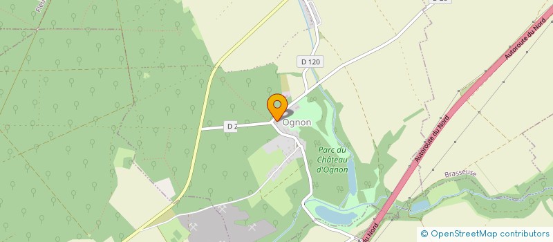 localisation de l'entreprise D'OGNON  VILLERS-SAINT-FRAMBOURG-OGNON