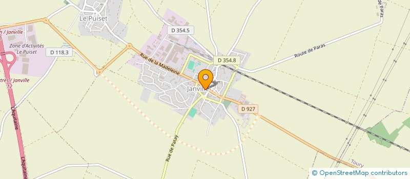localisation de l'entreprise D'OLIV' ET CIE à JANVILLE-EN-BEAUCE