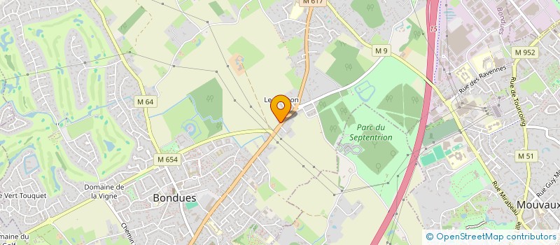 localisation de l'entreprise D'OLSACE  BONDUES