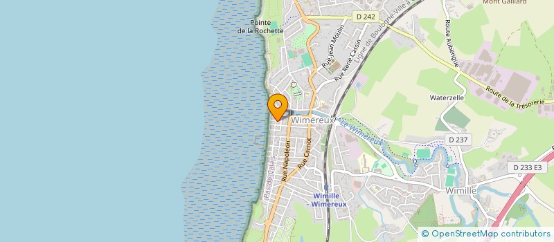 localisation de l'entreprise D'OPALE à WIMEREUX