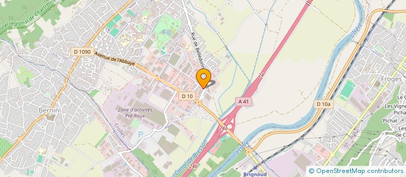 localisation de l'entreprise D'OR ET DE BOIS  LA TERRASSE