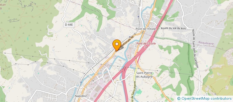 localisation de l'entreprise D'OR ET DE PLATINE EDITIONS  AUBAGNE