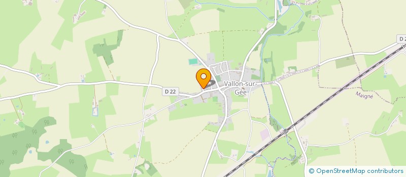 localisation de l'entreprise D ORES & DEJA  VALLON-SUR-GEE