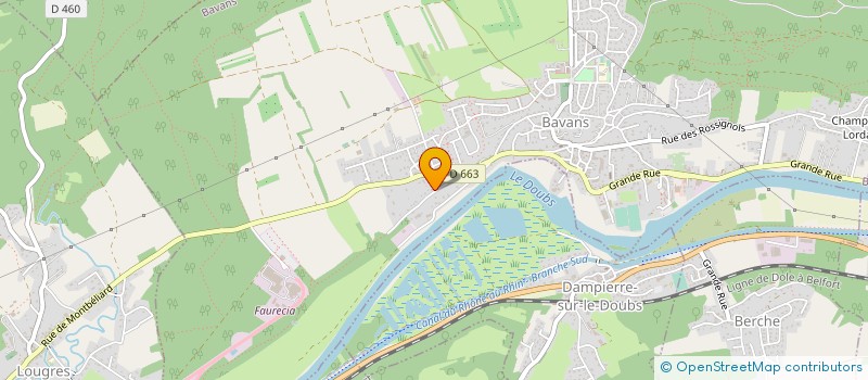 localisation de l'entreprise D'ORIO ALBERT à BAVANS