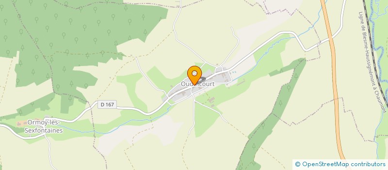 localisation de l'entreprise D'ORMOY à ORMOY-LES-SEXFONTAINES
