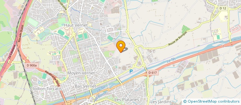 localisation de l'entreprise D'ORRY  PERPIGNAN
