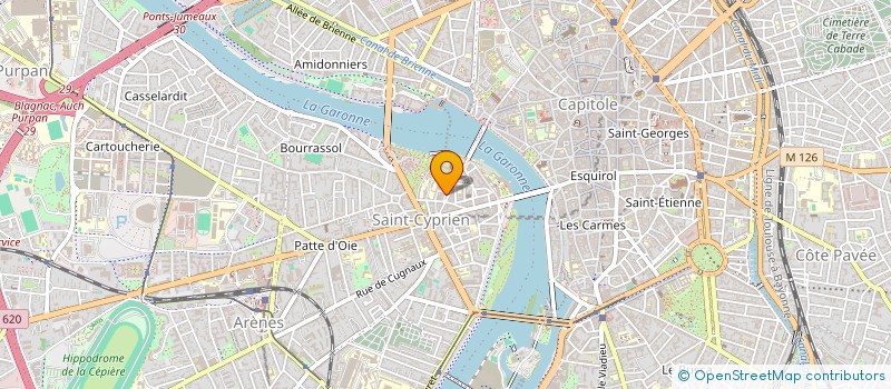 localisation de l'entreprise D'OUTRE RIVE à TOULOUSE