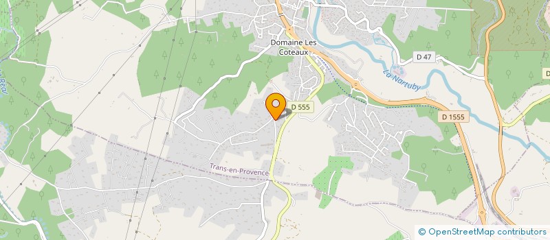 localisation de l'entreprise D OVIDIO BATIMENT à TRANS-EN-PROVENCE
