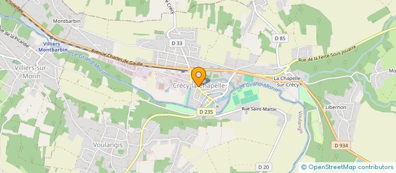 localisation de l'entreprise D&P 2  CRECY-LA-CHAPELLE