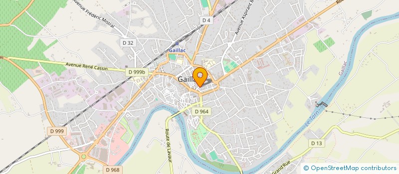 localisation de l'entreprise D.P.  GAILLAC