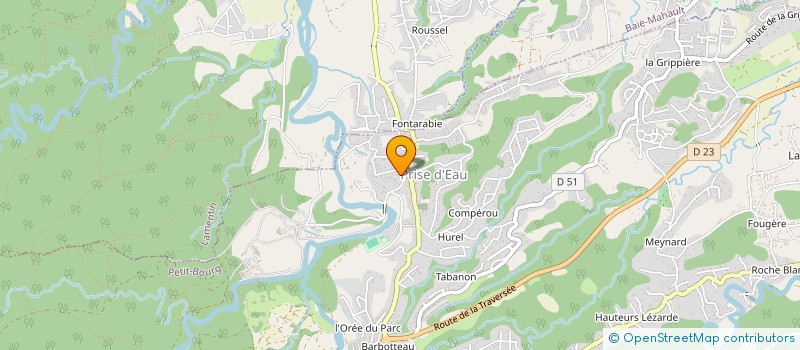 localisation de l'entreprise D & P à PETIT-BOURG