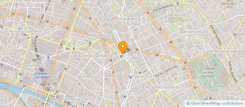 localisation de l'entreprise D&P  PARIS