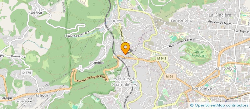 localisation de l'entreprise D&P à DURTOL