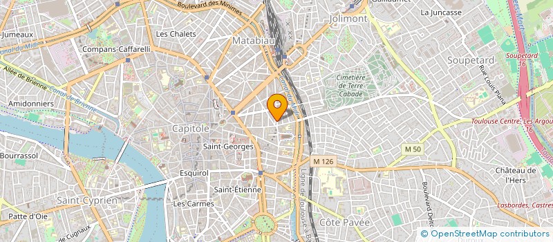 localisation de l'entreprise D.P.A.S. à TOULOUSE