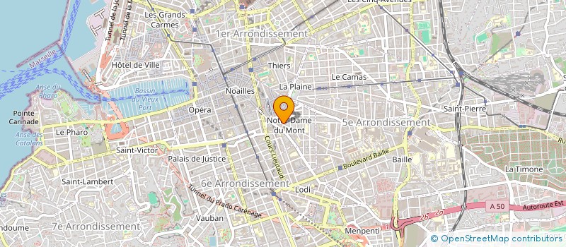 localisation de l'entreprise D P B à MARSEILLE
