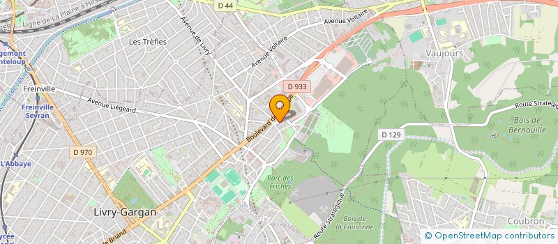localisation de l'entreprise D.P.C à LIVRY-GARGAN