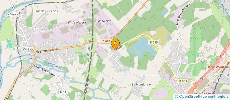 localisation de l'entreprise D.P.E. EXPERTISES à LA COURONNE