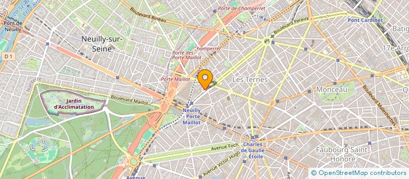 localisation de l'entreprise D.P.F.  PARIS