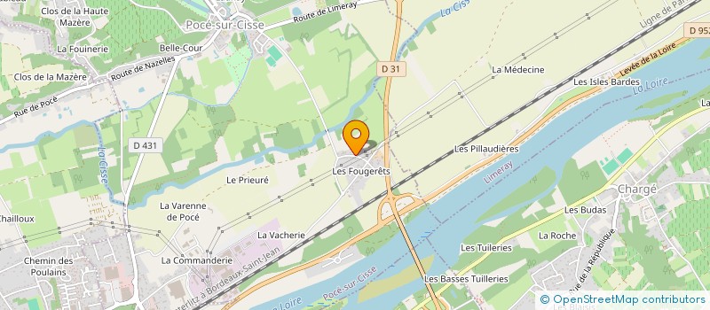 localisation de l'entreprise D P F S  POCE-SUR-CISSE