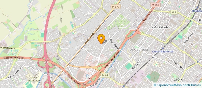 localisation de l'entreprise D P FINANCE  WASQUEHAL