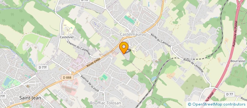 localisation de l'entreprise D.P.H.SALVADOR  CASTELMAUROU