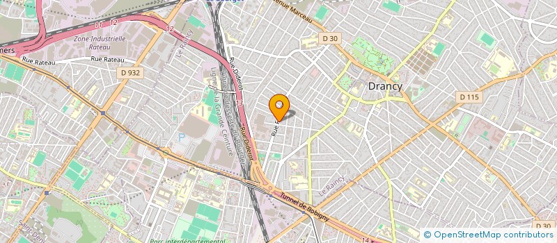 localisation de l'entreprise D.P.I. à DRANCY