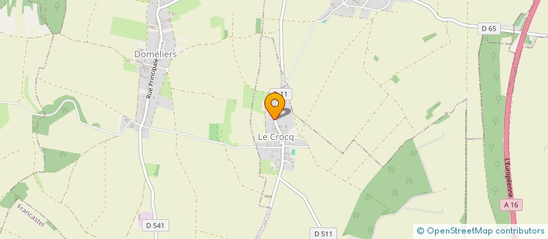 localisation de l'entreprise D.P.I  LE CROCQ