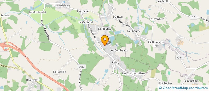 localisation de l'entreprise D.P.I  VEYRAC