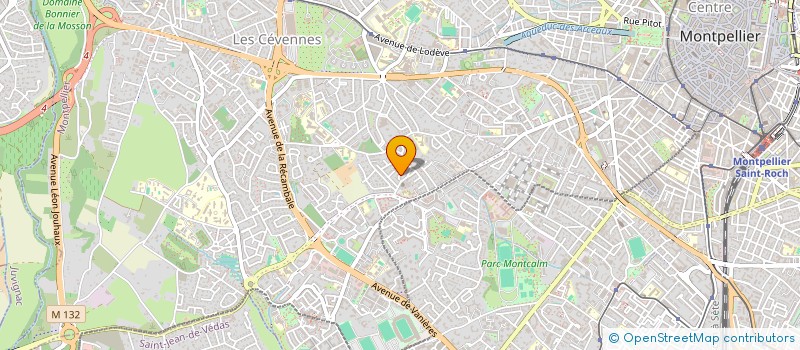 localisation de l'entreprise D P I INTERNATIONAL SARL à MONTPELLIER
