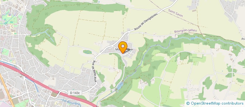 localisation de l'entreprise D & P INGENIERIE à BOURGOIN-JALLIEU