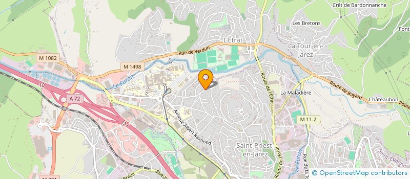 localisation de l'entreprise D.P. INVEST  SAINT-PRIEST-EN-JAREZ