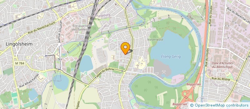 localisation de l'entreprise D.P.L. ET CIE SELESTION GOURMETS FRANCE  OSTWALD