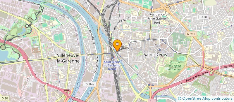 localisation de l'entreprise D.P.M  AULNAY-SOUS-BOIS